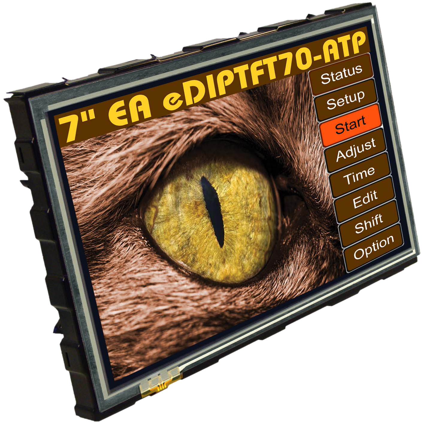 7.0" eDIPTFT Intelligent Graphic Display + Touch EA EDIPTFT70-ATP